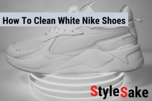 how to clean white nike shoes