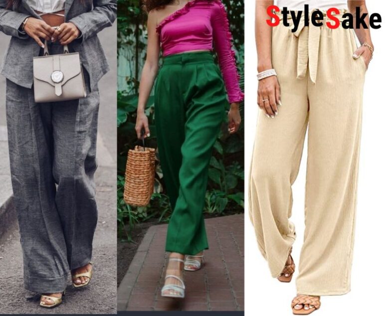 sandals with wide leg pants