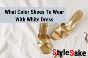 what color shoes to wear with white dress