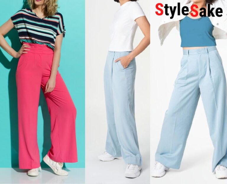 8 Best Shoes To Wear With Wide Leg Pants In 2023 Style Sake   White Sneakers With Wide Leg Pants 768x624 