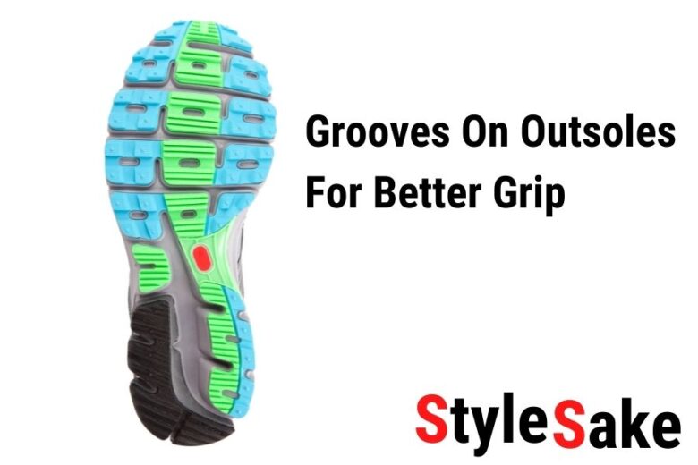 grooves on non slip shoes