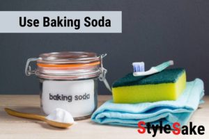 using baking soda on shoes