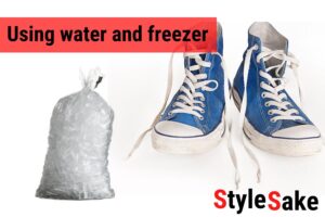 make canvas shoes soft using freezer