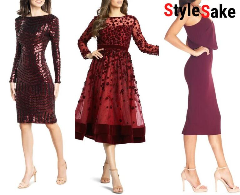 14 Best Shoes To Wear With Burgundy Or Maroon Dress In 2023 Style Sake Beige Color Shoes With Burgundy Dress 768x624